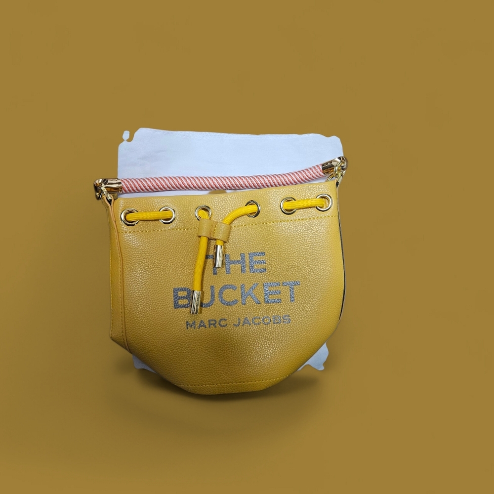 Marc Jacobs Mustard Yellow Bucket Bag